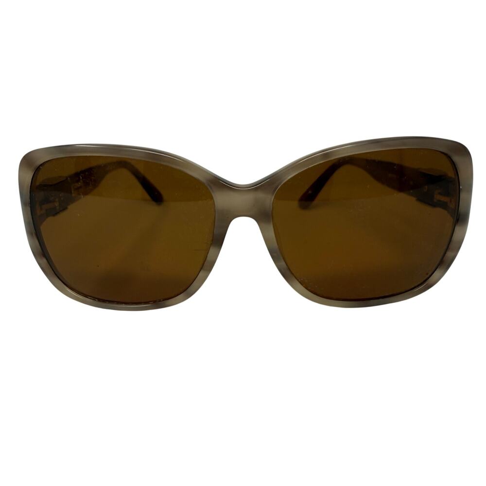 Vintage 00's Salvatore Ferragamo SF657SL Sunglasses Frames Brown Italy 135